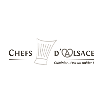 Le logo des chefs d'alsace comporte une toque.