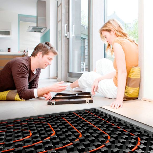 Installazione impianto pavimento Rehau
