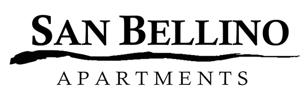 Logo for San Bellino Apartments featuring the text 