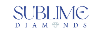 A logo for sublime diamonds with a diamond in the middle