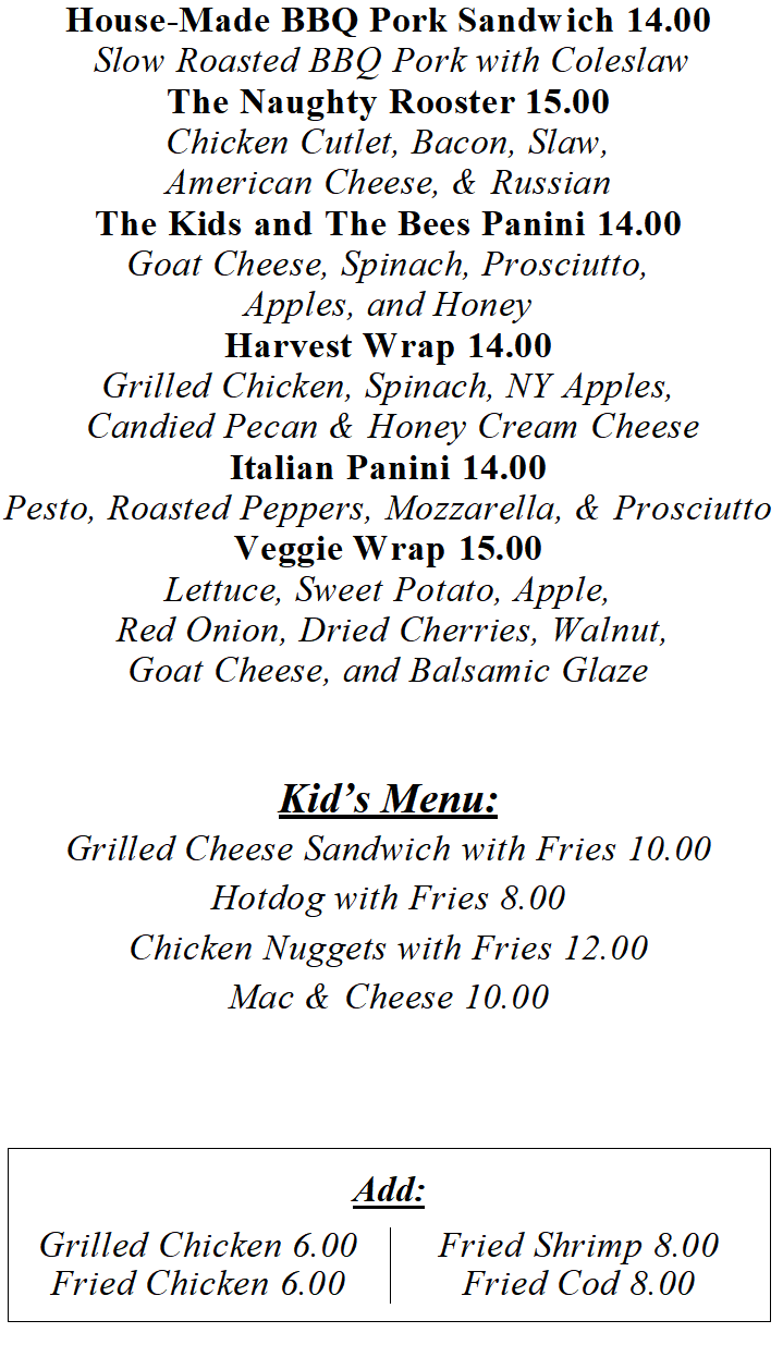 Cider Bros Roadhouse Milan, NY