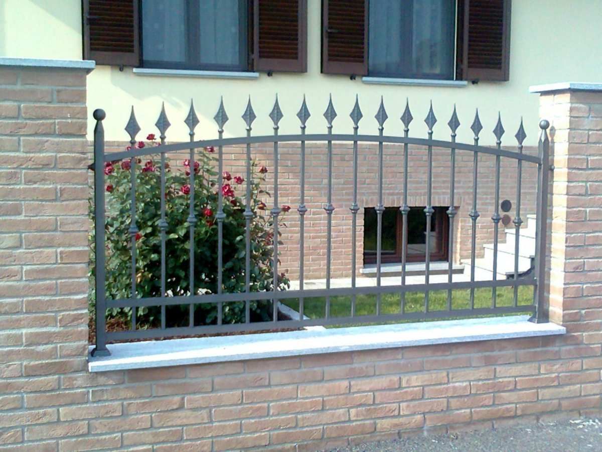 recinzione in ferro battuto