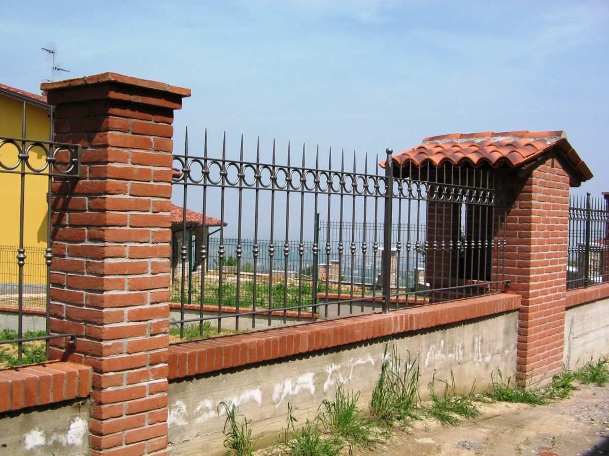 recinzione in ferro battuto