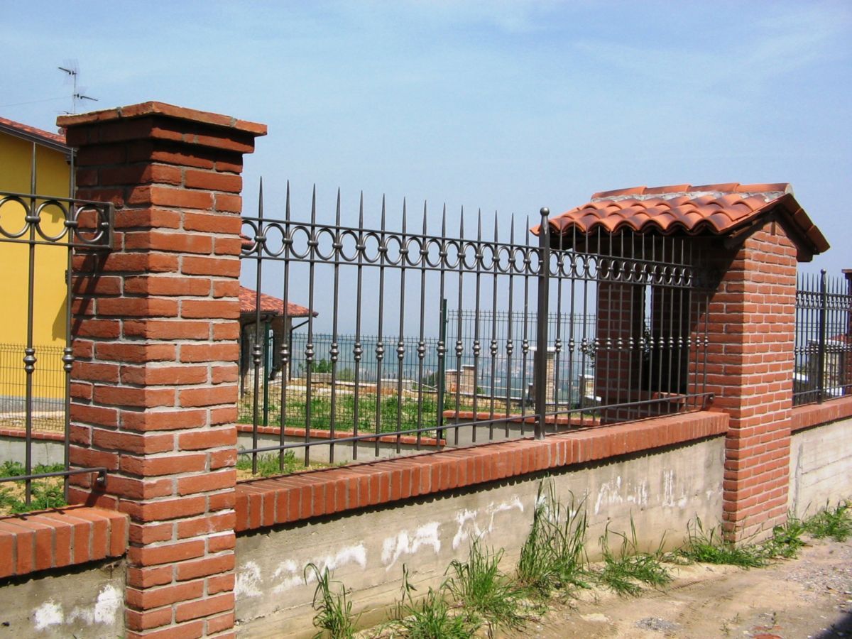 recinzione in ferro battuto