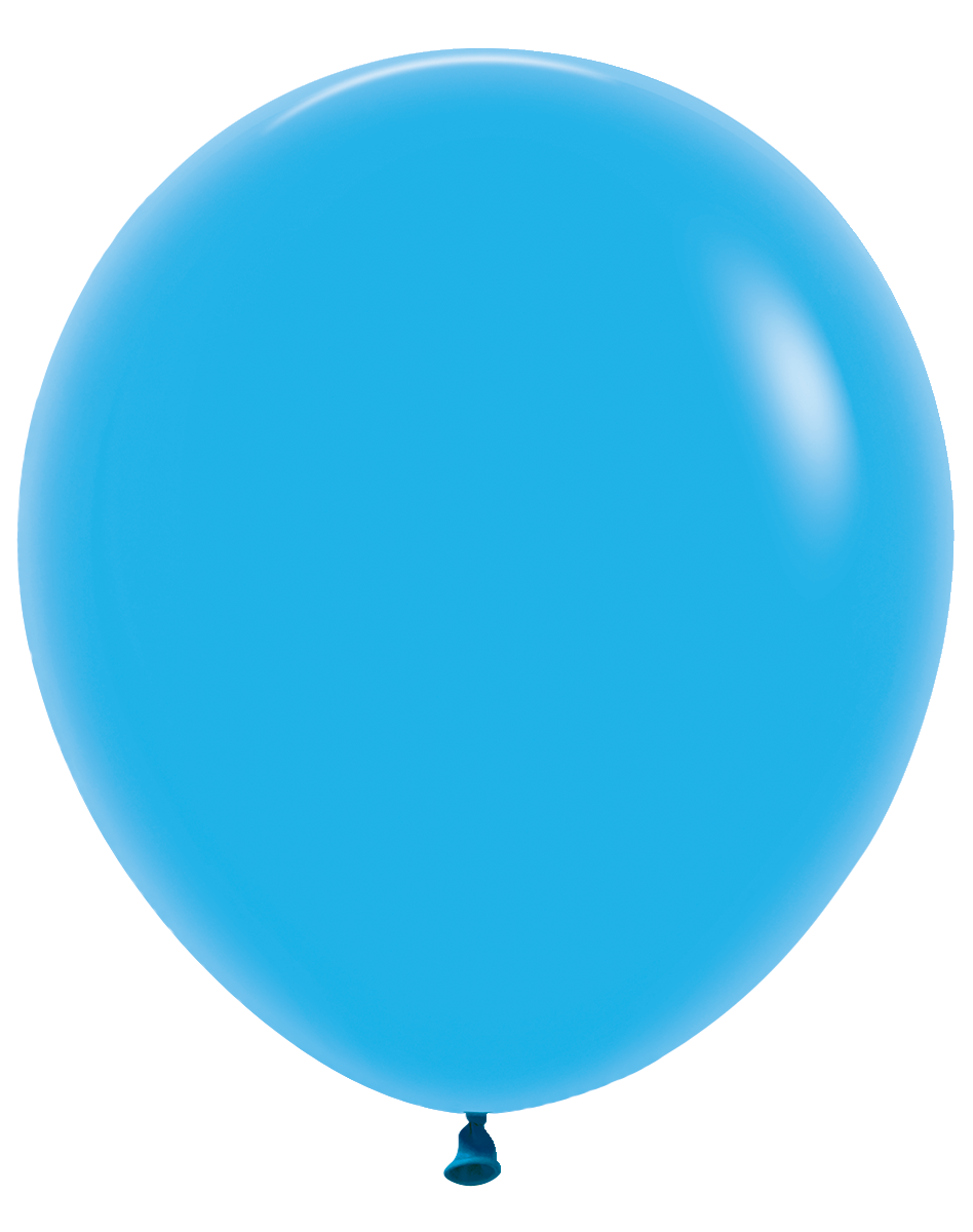 Large blue jumbo balloon for event decor and custom balloon installations in Fort Worth Texas