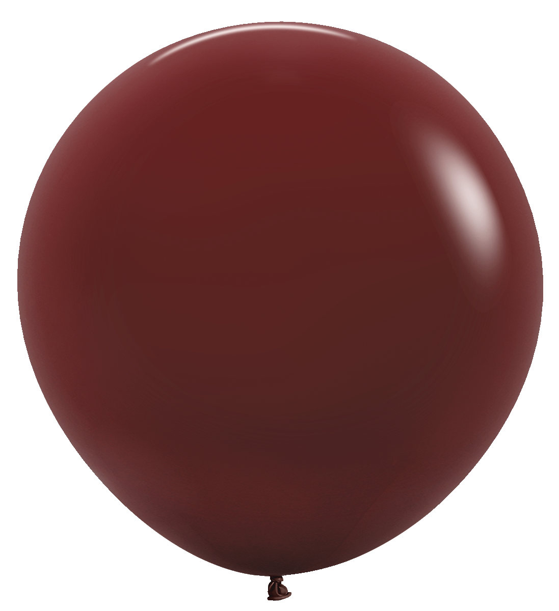 Burgundy jumbo balloon for luxury event decor and balloon installations in Fort Worth DFW area