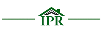 Green IPR logo with roof icon between horizontal lines