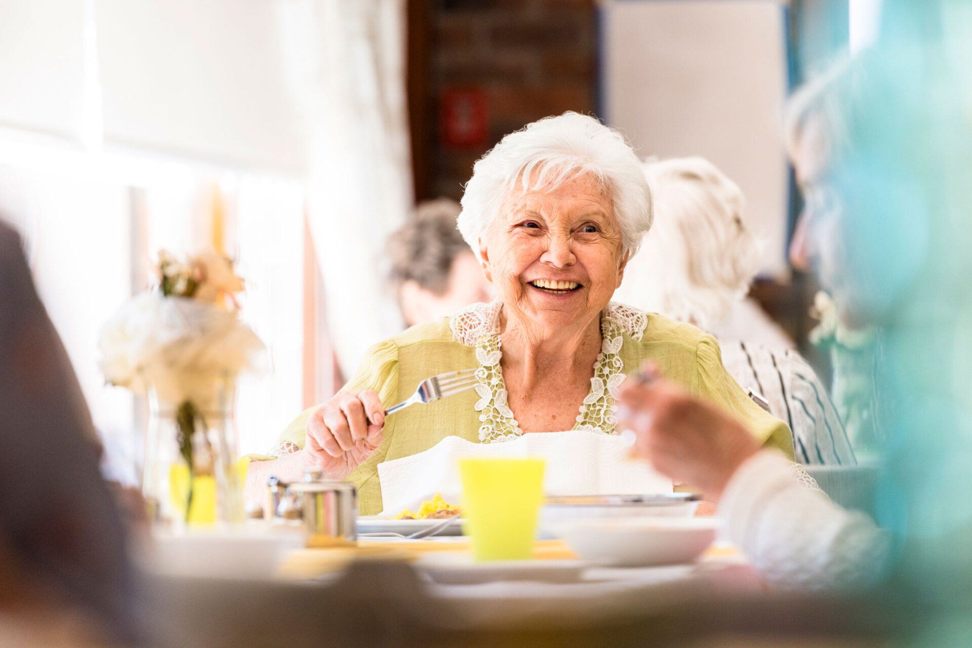 Smiling Senior Woman | Sacramento, CA | Neubite Denture Center