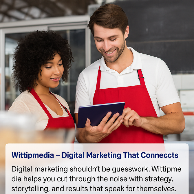 Marketing team collaborating on digital strategy and content planning
