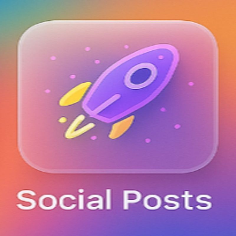 Social media content growth and post performance icon