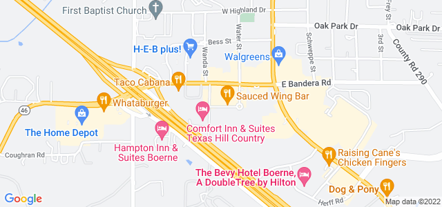 Map of business location