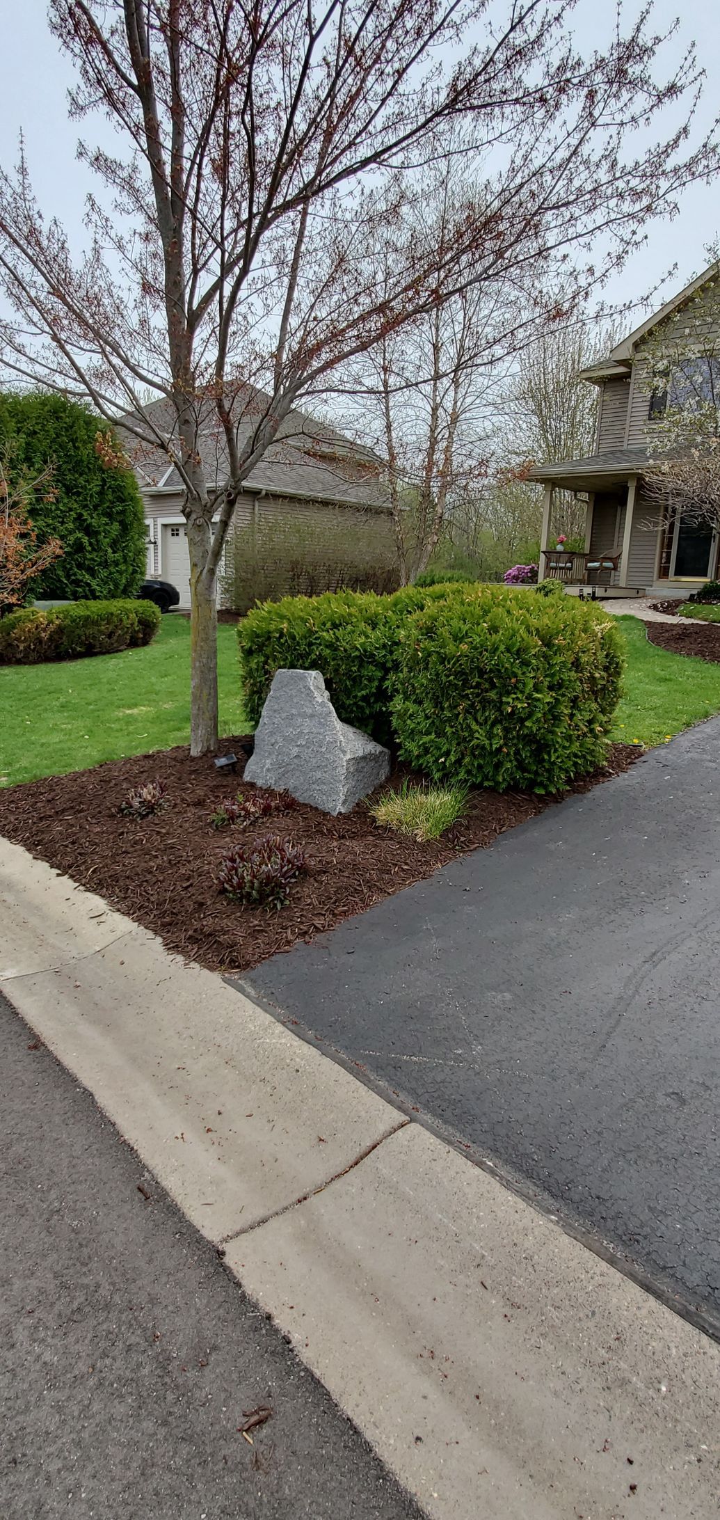 manicured lawn