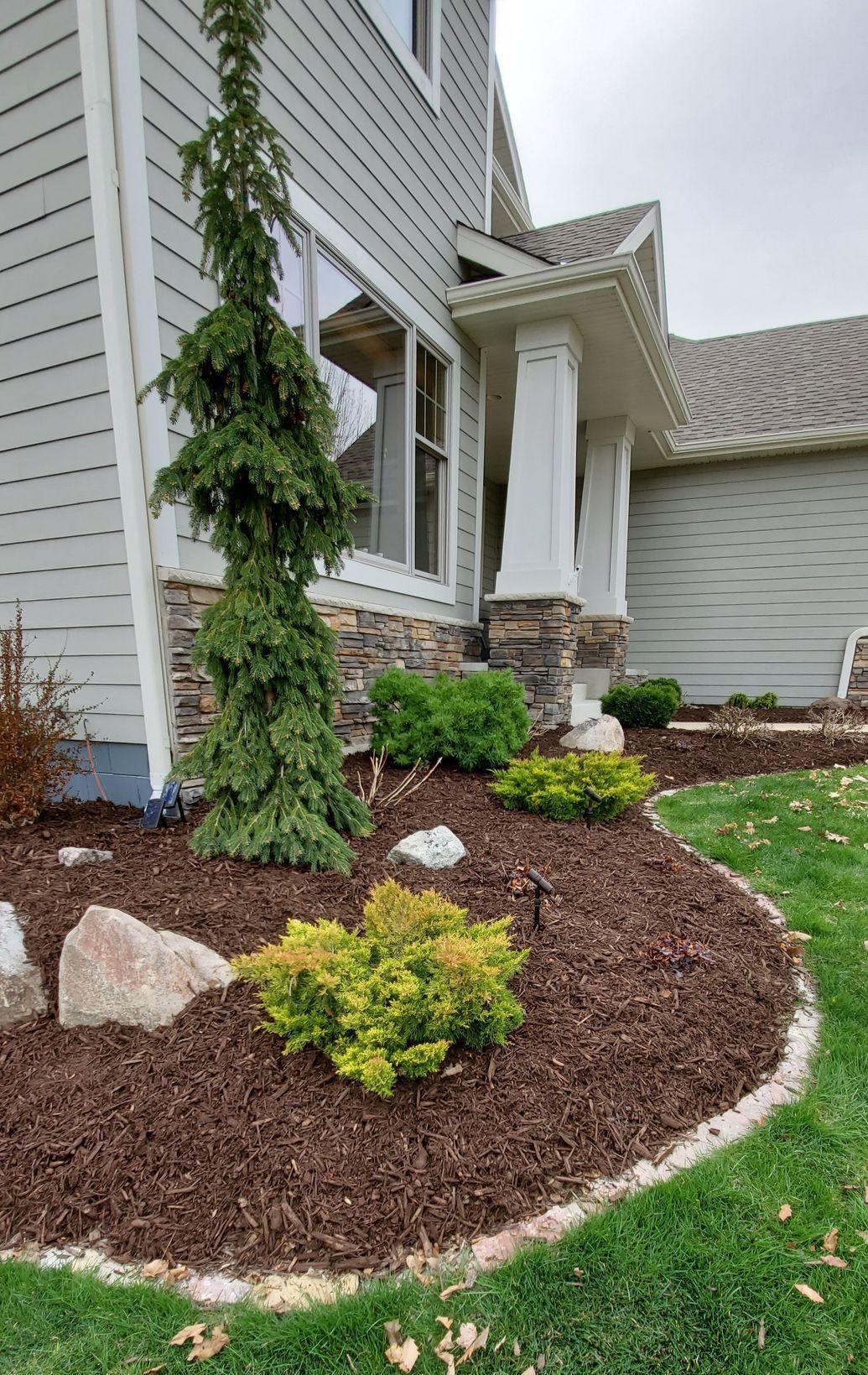 mulching work