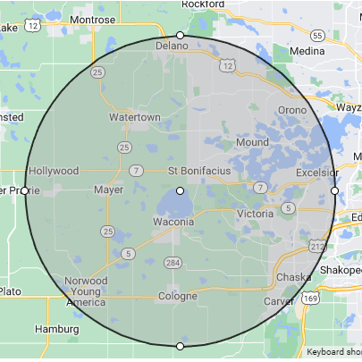 lawn service area MN