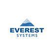Everest Systems logo with blue mountain icon and text on white background