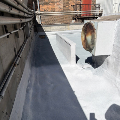 Commercial roof at Playhouse Square in Cleveland, Ohio. New roof installed in September 2026.