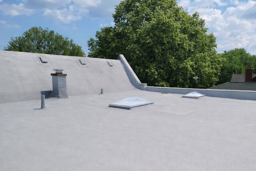 Spray foam roof installed in Lakewood Ohio