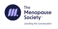 The Menopause Society logo with purple icon, name, and tagline “Leading the Conversation”