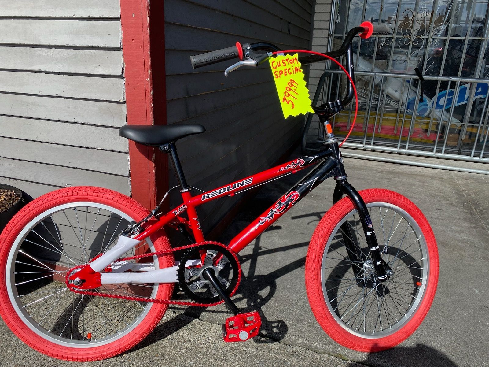 Red Custom Bike — Lynnwood, WA — Harvy's Bike Shop