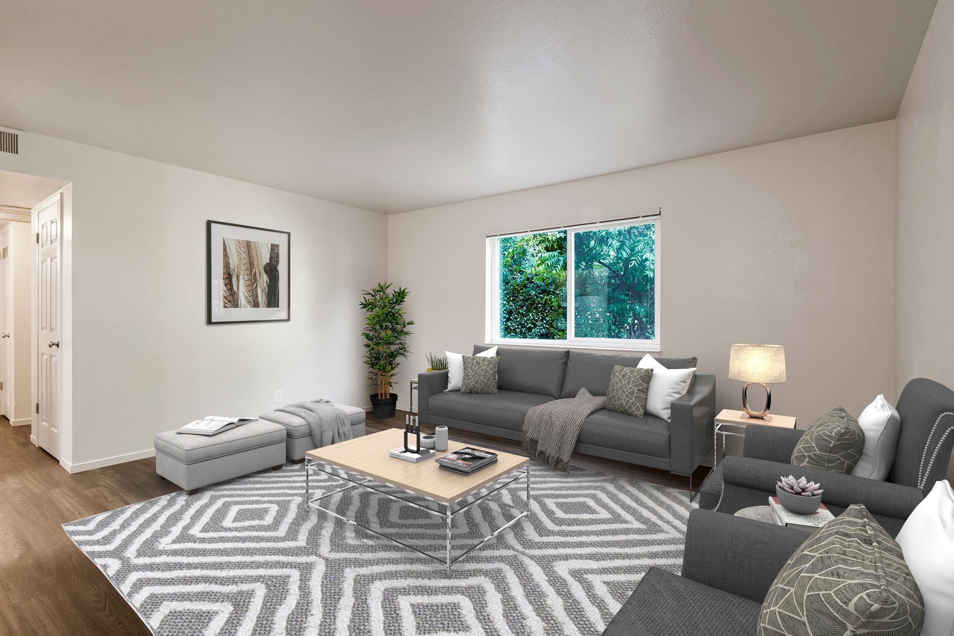 Pine Tree Apartments Living Room