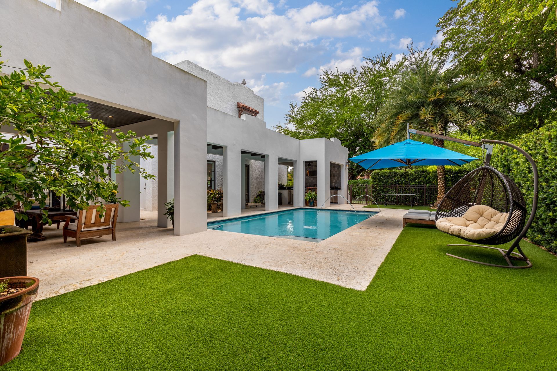 artifical grass landscape