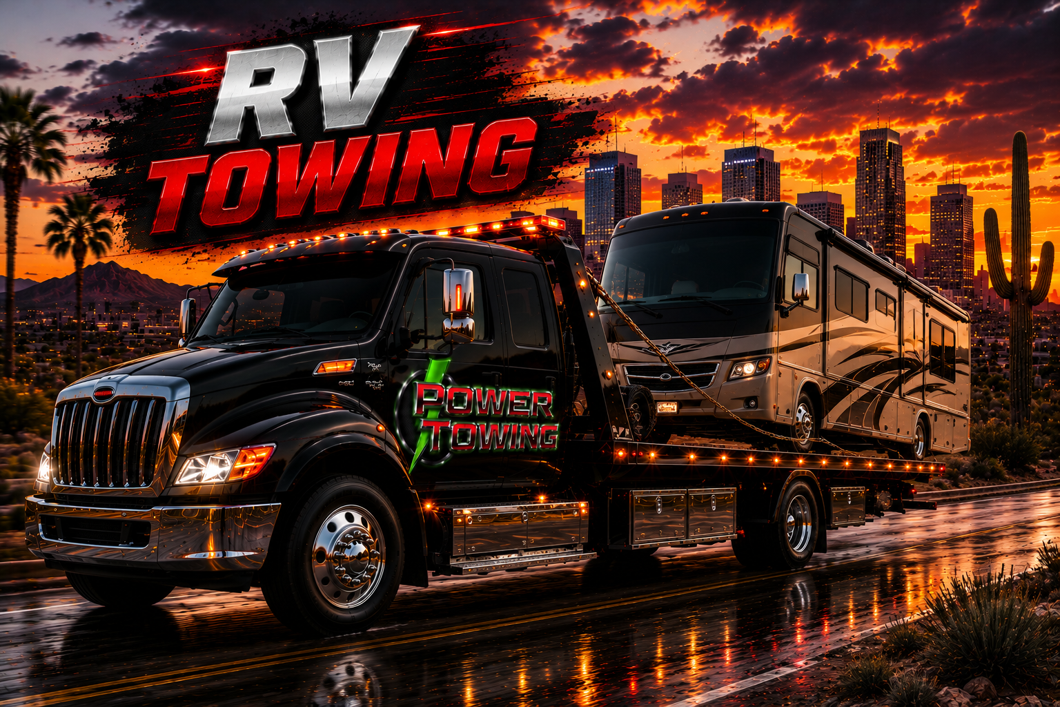 RV towing in Phoenix, AZ