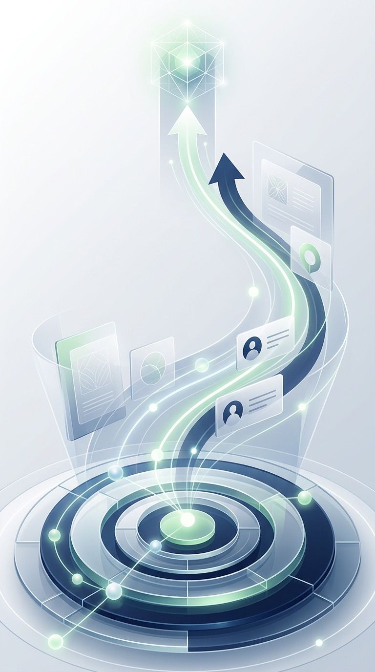 Lead generation growth graphic for digital leads flows