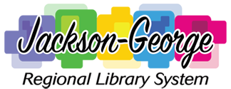 Jackson George Regional Library logo and link