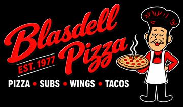 Blasdell Pizza Logo