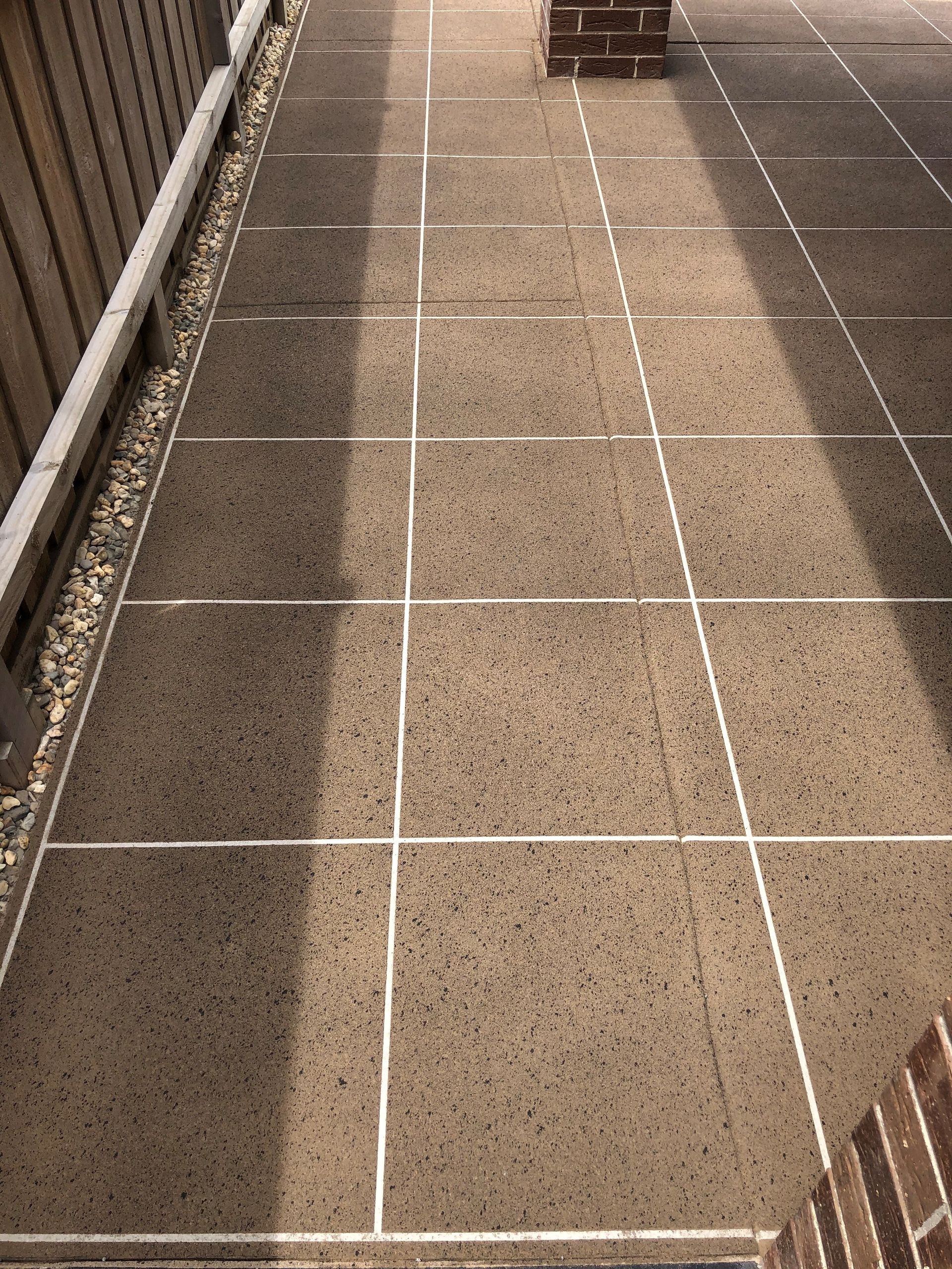 Pattern pave tile look in Clyde North.