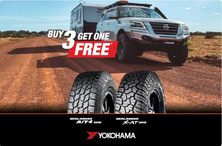Buy 3 Get One Free Yokohama Tire Promotion — Ballina Tyrepro in Ballina, NSW