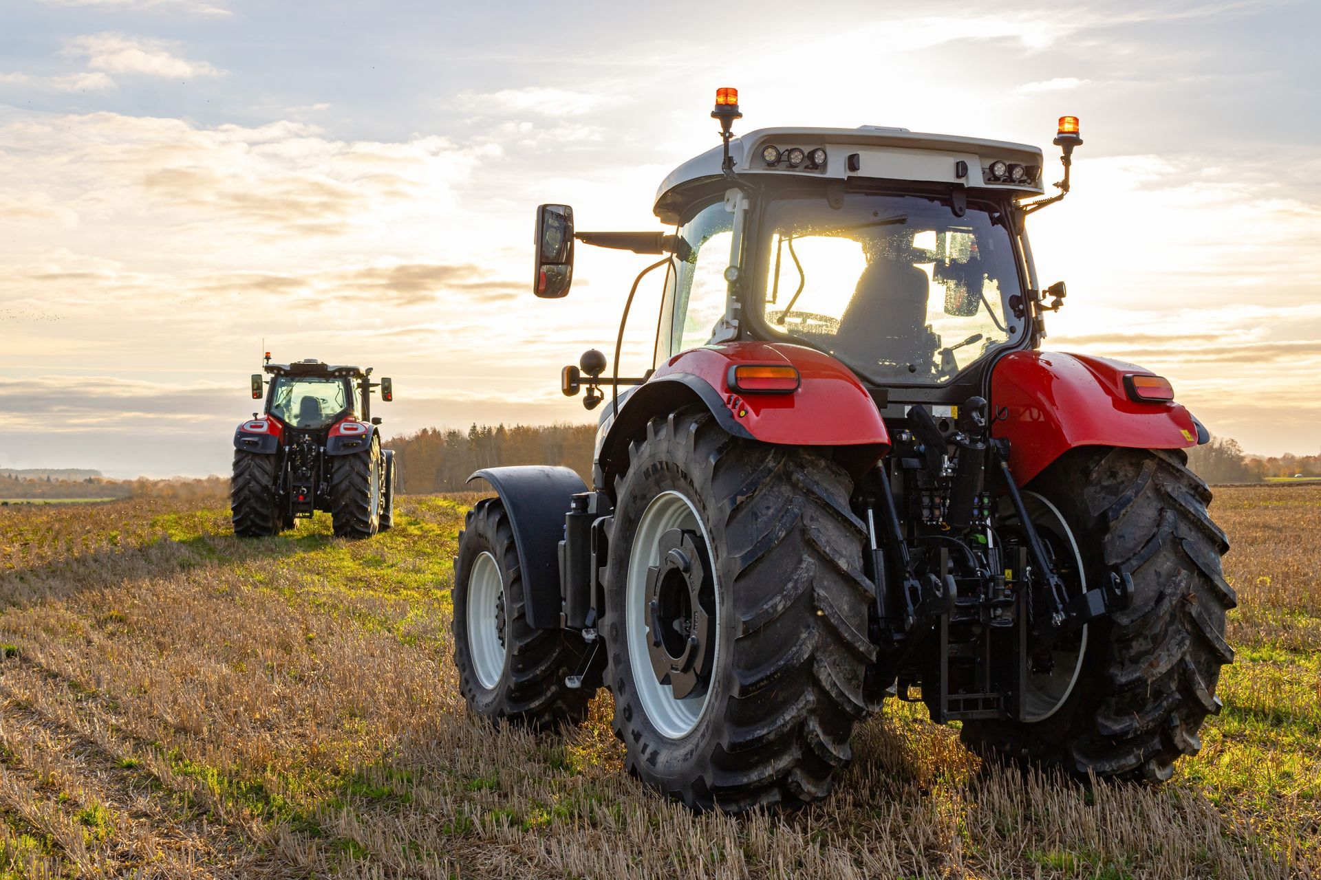 Tractor Working On The Farm — Ballina Tyrepro in Ballina, NSW