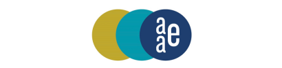 Three overlapping circles in yellow, teal, and blue with white “aa” text on the blue circle.