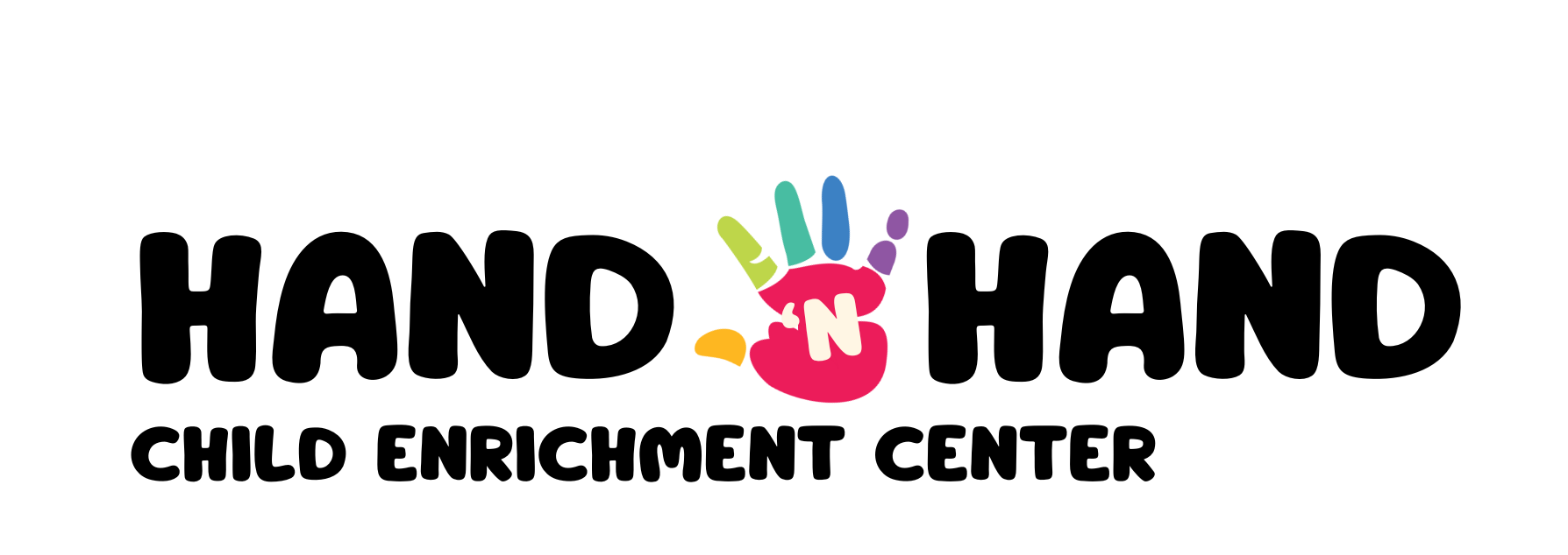 The logo for hand n hand child enrichment center