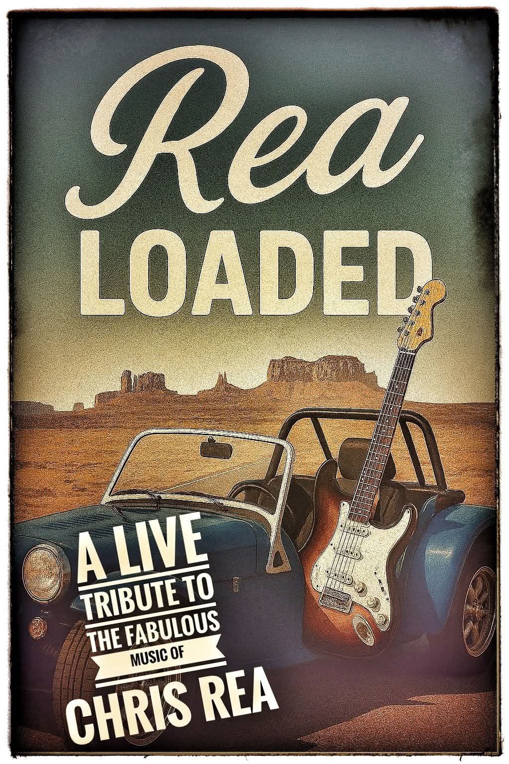 Chris Rea tribute Rea-Loaded playing at The Flowing Spring