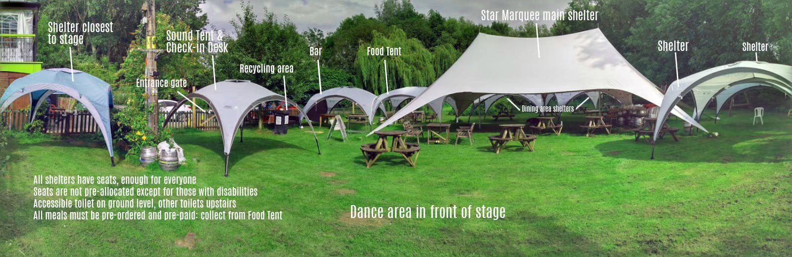 The Flowing Spring Gigs in the Garden layout
