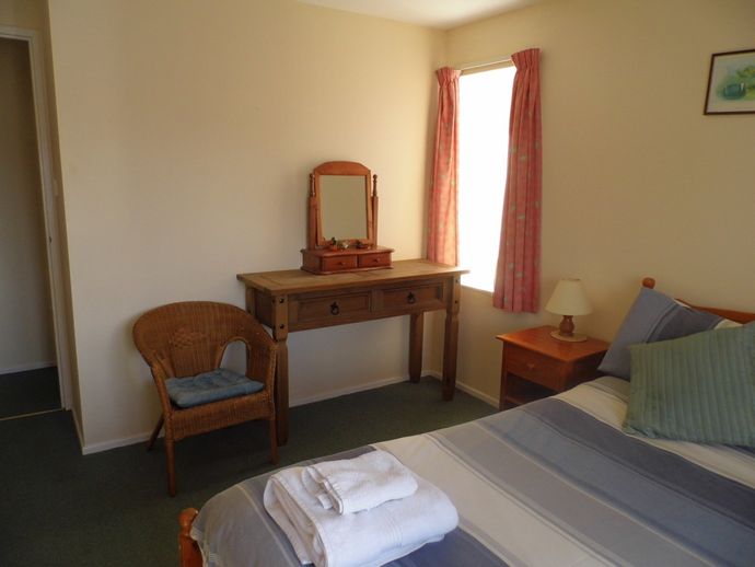 Dressing table, chair and bedside cabinet in Wherry Cottage