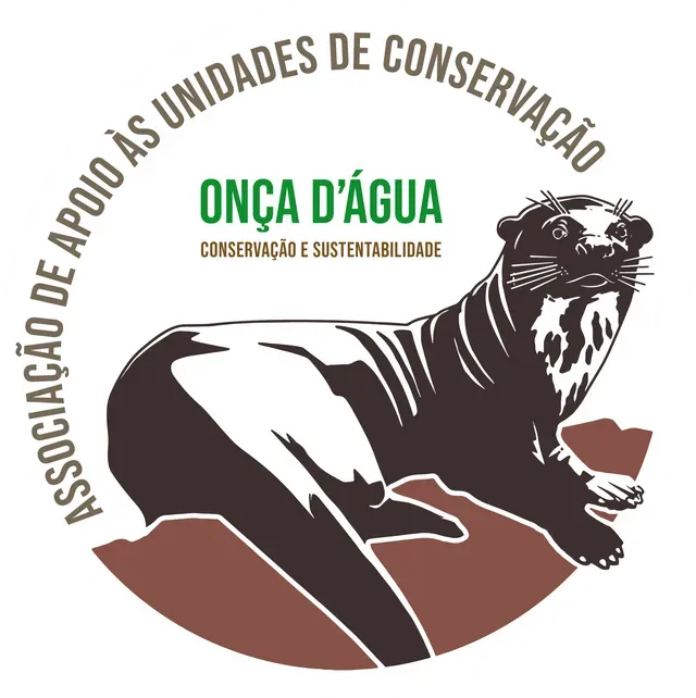 Um logotipo para uma empresa chamada onça d'água