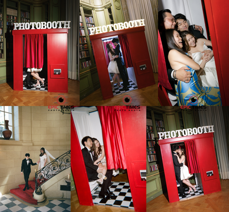 cupid enclosed photo booth
