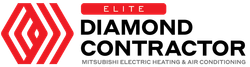 Diamond Contractor Elite logo: black text 