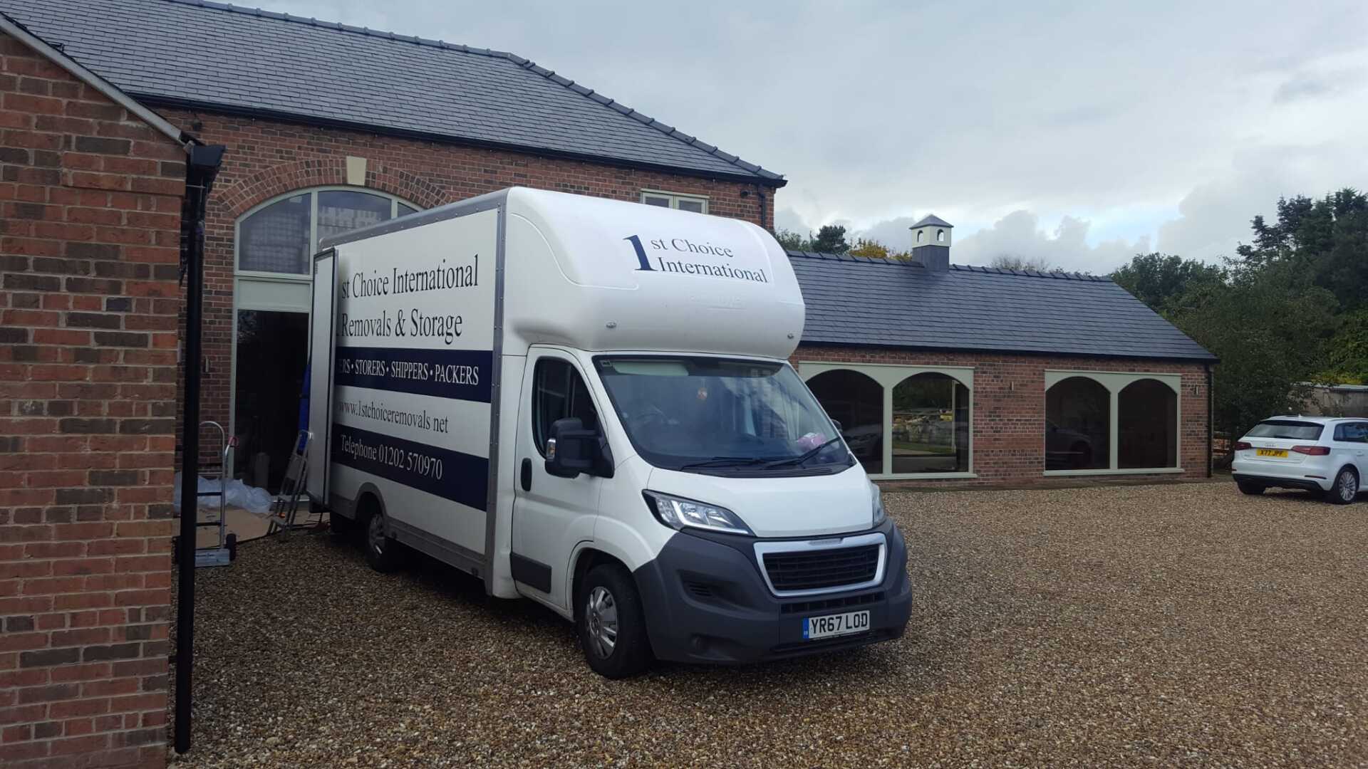 1st Choice Removals team providing a professional packing service