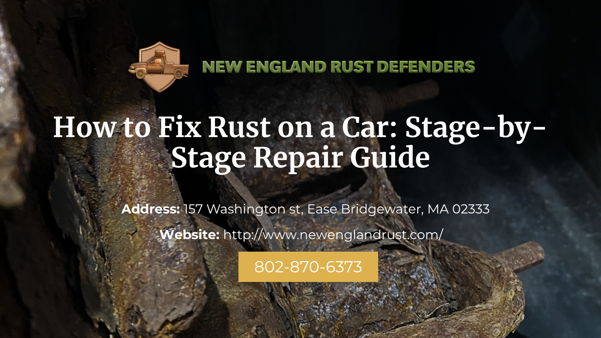How to Fix Rust on a Car: Stage-by-Stage Repair Guide