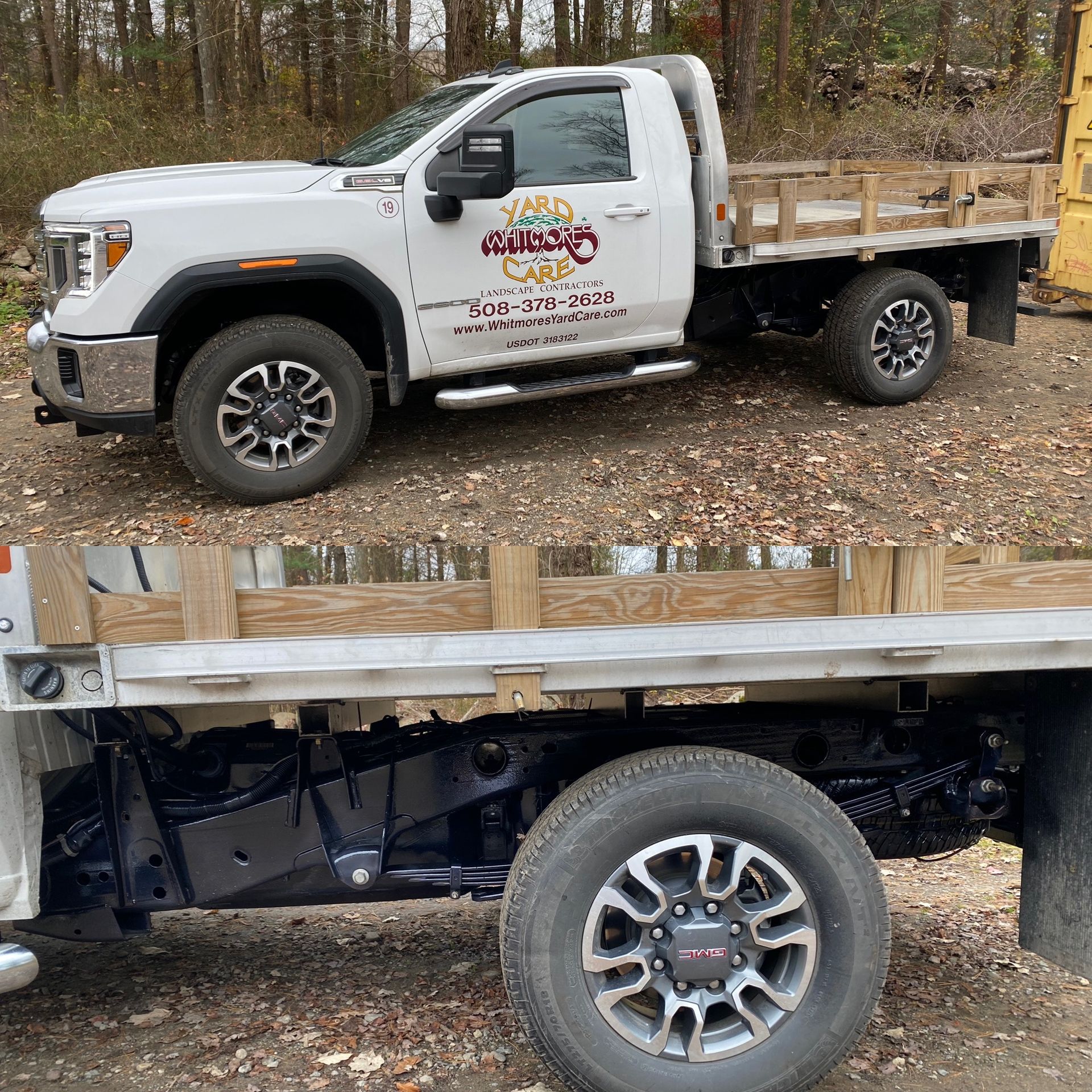 A white truck with the word cargo on the side - NH Oil Undercoating