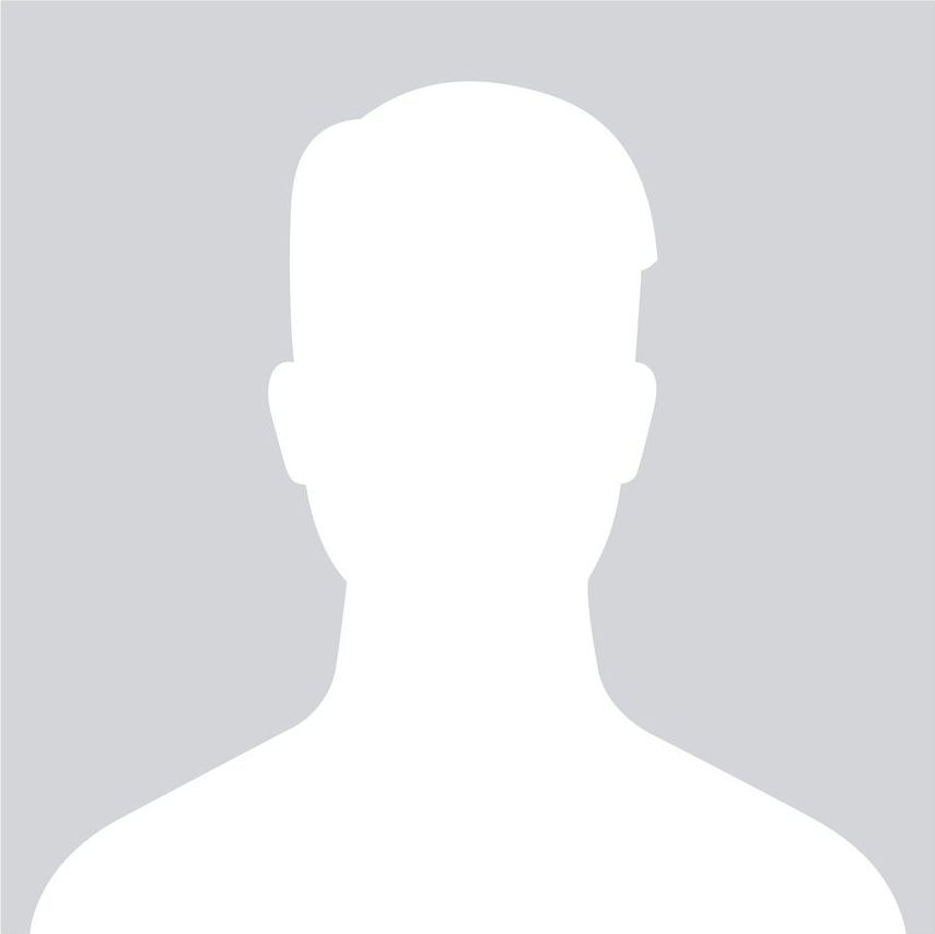 Une silhouette d'un homme sans visage sur fond gris.