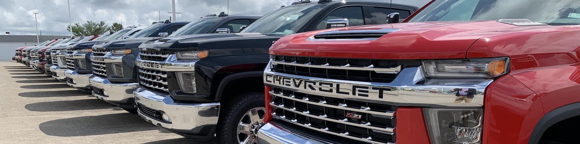 cars at an auto dealership