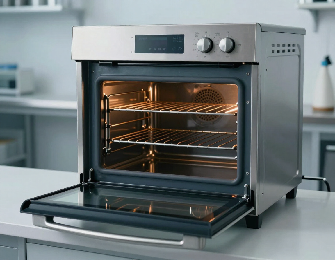 Horno eléctrico doméstico en revisión técnica