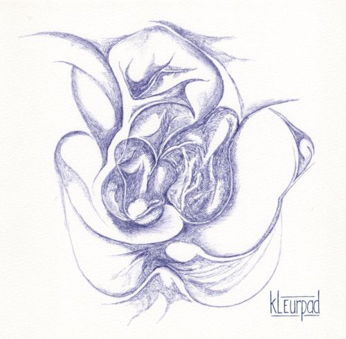 Pentekening 'Geborgenheid'