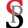 Stylized overlapping letters B and S in red, gray, and black on a white background