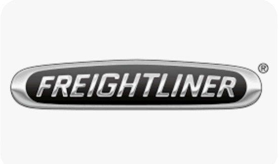 The freightliner logo is on a white background.