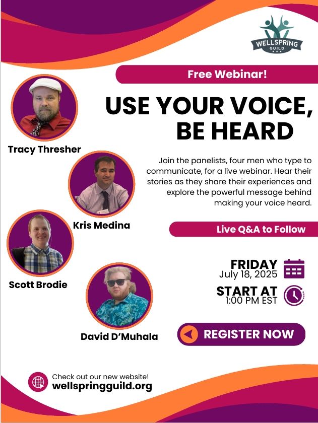 Webinar flyer: Four men,
